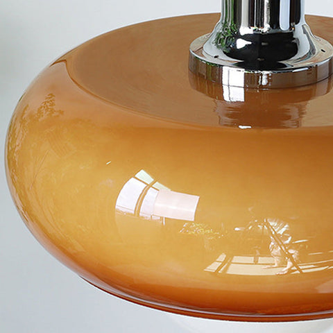 Bauhaus Coffee Glass Pendant Light