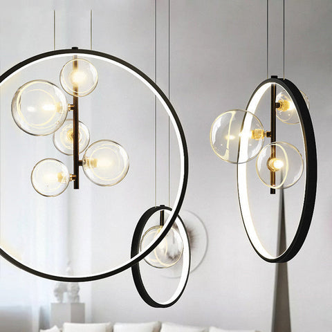 Elegant Glass Pendant Light Fixture | Versatile for Home & Commercial Use