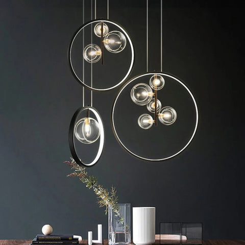 Elegant Glass Pendant Light Fixture | Versatile for Home & Commercial Use