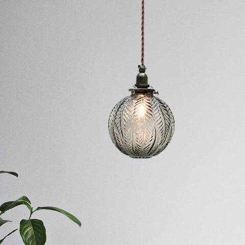 Colonial Global Pendant Light | Timeless Spherical Design for Elegant Interiors
