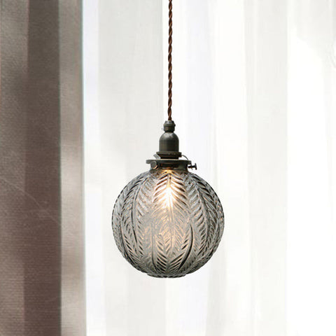Colonial Global Pendant Light | Timeless Spherical Design for Elegant Interiors