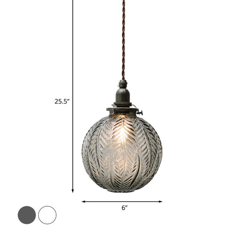 Colonial Global Pendant Light | Timeless Spherical Design for Elegant Interiors