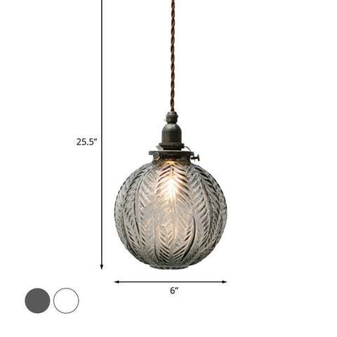 Colonial Global Pendant Light | Timeless Spherical Design for Elegant Interiors