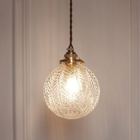 Colonial Global Pendant Light | Timeless Spherical Design for Elegant Interiors