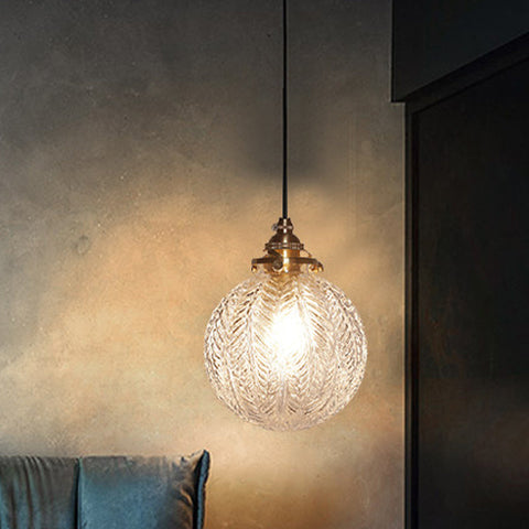 Colonial Global Pendant Light | Timeless Spherical Design for Elegant Interiors