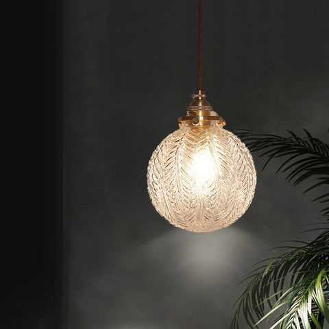 Colonial Global Pendant Light | Timeless Spherical Design for Elegant Interiors