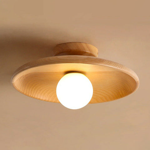 Shallow Bowl Shaped Ceiling Light | Sleek Design for Minimalist Spaces