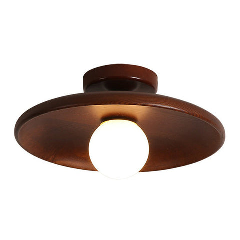 Shallow Bowl Shaped Ceiling Light | Sleek Design for Minimalist Spaces