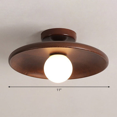Shallow Bowl Shaped Ceiling Light | Sleek Design for Minimalist Spaces