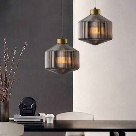 Modernism Drum Pendant Lamp | Chic Glass Design for Any Room