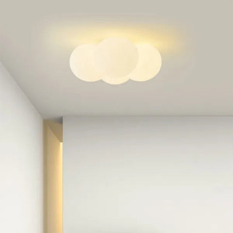Modern Cloud Hardware Ceiling Lamp | Sleek Design with Soft, Serene Illumination | Three-Color Changing LED Included