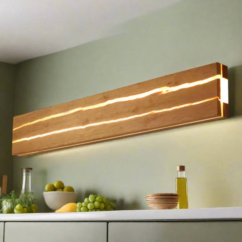 Modern Wood Crack Wall Sconces Home Decor Wall Light