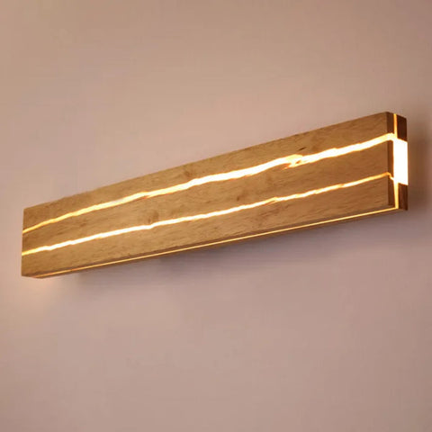 Modern Wood Crack Wall Sconces Home Decor Wall Light