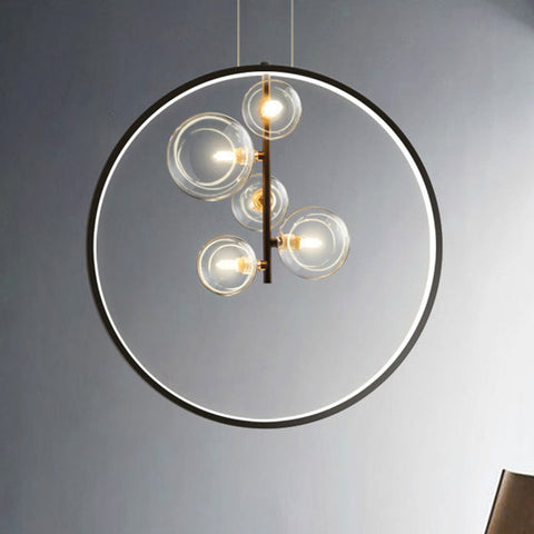 Elegant Glass Pendant Light Fixture | Versatile for Home & Commercial Use