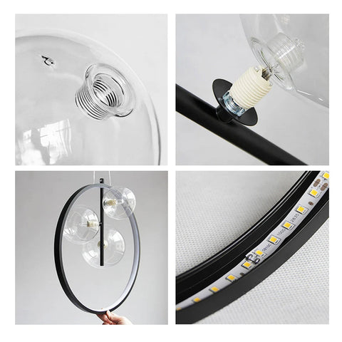 Elegant Glass Pendant Light Fixture | Versatile for Home & Commercial Use