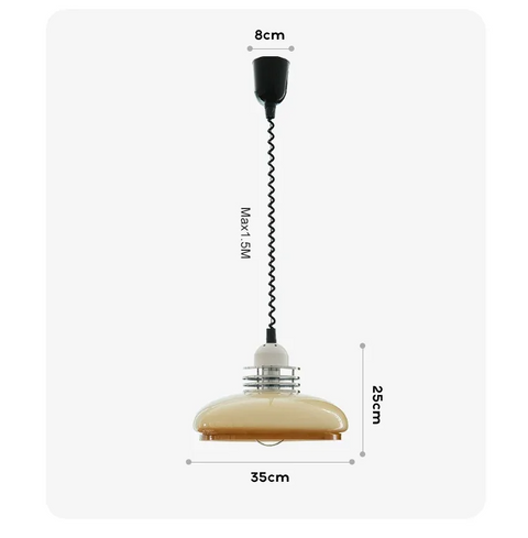 Bauhaus Glass Pendant Lamp