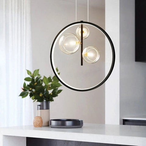 Elegant Glass Pendant Light Fixture | Versatile for Home & Commercial Use