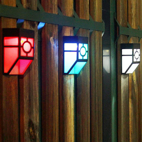 Solar Led Wall Light | 2 Packs