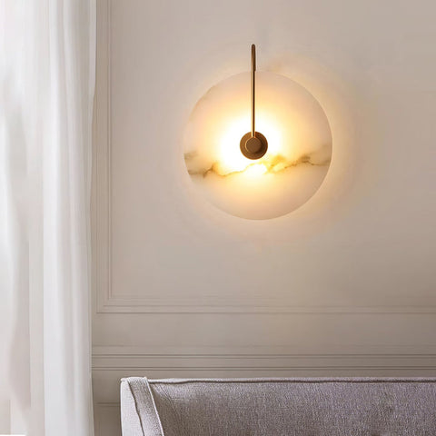 Modern Alabaster LED Wall Lamp | Perfect Ambiance for Your Home