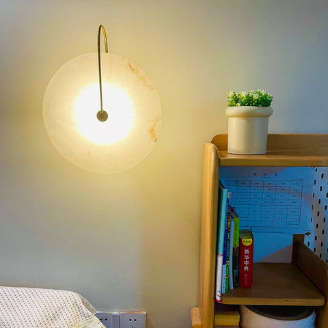 Modern Alabaster LED Wall Lamp | Perfect Ambiance for Your Home