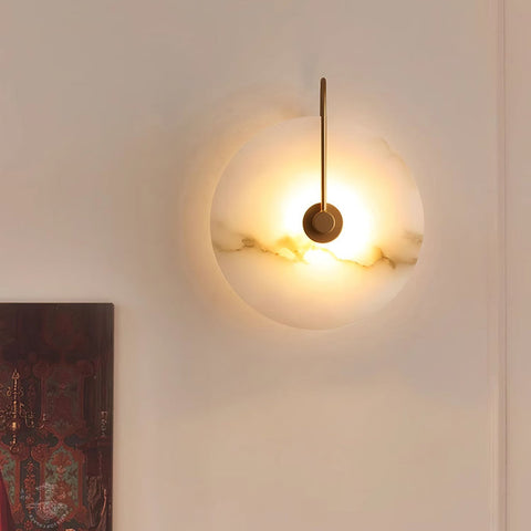 Modern Alabaster LED Wall Lamp | Perfect Ambiance for Your Home