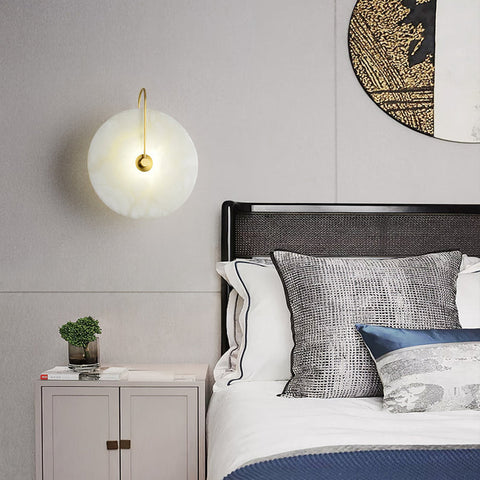 Modern Alabaster LED Wall Lamp | Perfect Ambiance for Your Home