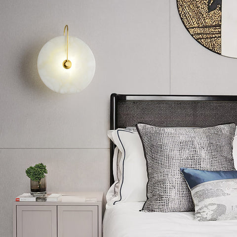 Modern Alabaster LED Wall Lamp | Perfect Ambiance for Your Home