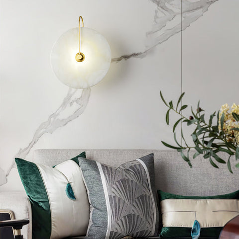Modern Alabaster LED Wall Lamp | Perfect Ambiance for Your Home