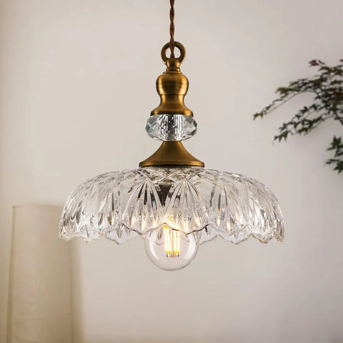 Mid-Century Mini Kitchen Island Glass Pendant Light | Stylish Retro Design, E26/E27 Bulb Base