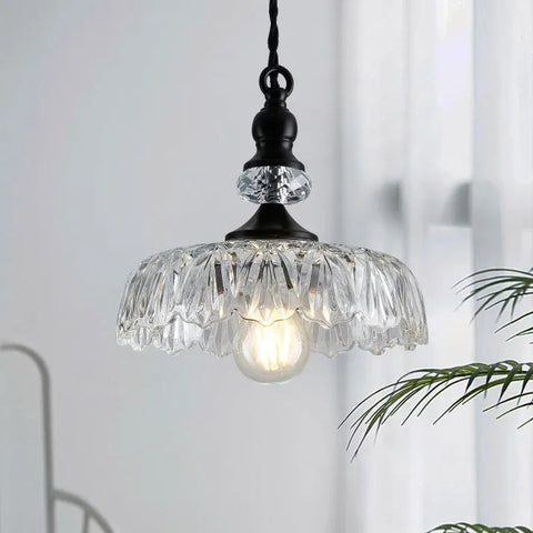 Mid-Century Mini Kitchen Island Glass Pendant Light | Stylish Retro Design, E26/E27 Bulb Base