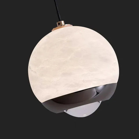 Nordic Marble Alabaster Globe Pendant Lamp | Elegant LED Lighting