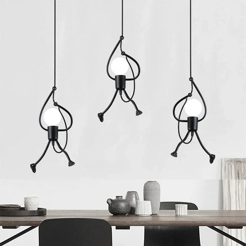 Funkylight | Retro Iron Man Ceiling Light