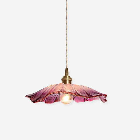 Elegant Flower Glass Pendant Light - Stylish Floral Design for Modern Spaces