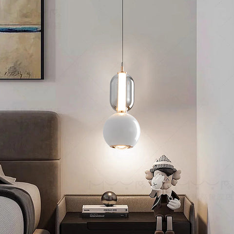 Nordic Creative Iron Glass Pendant Light | Perfect for Bedrooms, Dining Rooms & Hallways