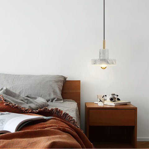 Marble Aura Pendant Lamp | Elegant Design Inspired by the Taj Mahal | Adjustable Height