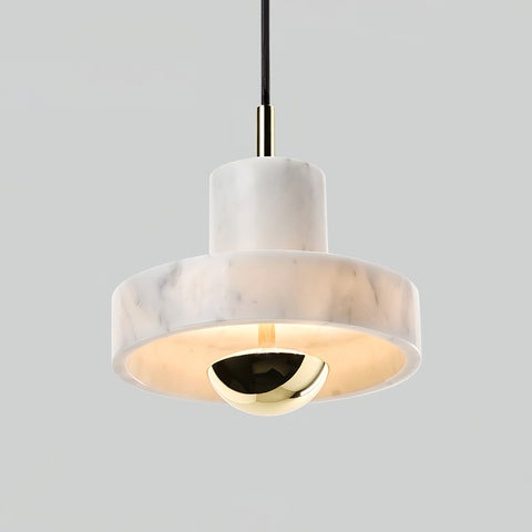 Marble Aura Pendant Lamp | Elegant Design Inspired by the Taj Mahal | Adjustable Height