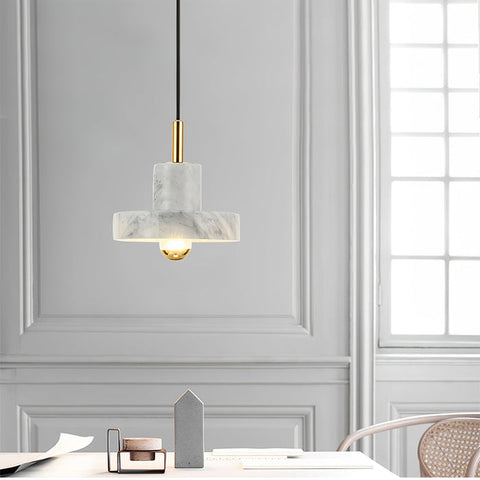Marble Aura Pendant Lamp | Elegant Design Inspired by the Taj Mahal | Adjustable Height