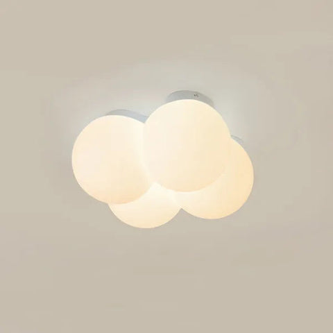 Modern Cloud Hardware Ceiling Lamp | Sleek Design with Soft, Serene Illumination | Three-Color Changing LED Included