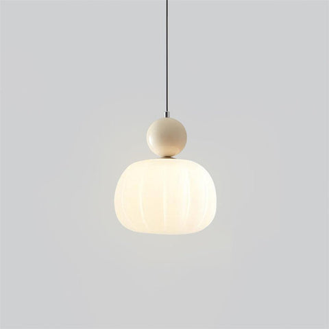 Yedra Pendant Lamp | Elegant Pumpkin-Shaped Design for Bedrooms & Dining Rooms