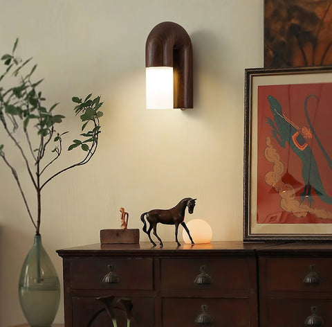 Arcus Wood Wall Lamp | Blend of Natural Beauty and Contemporary Style
