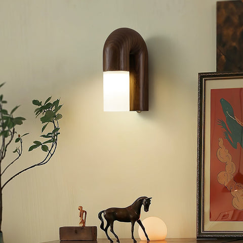 Arcus Wood Wall Lamp | Blend of Natural Beauty and Contemporary Style