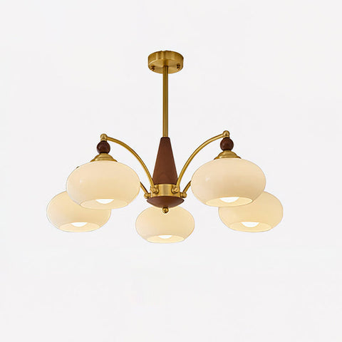 Retro Melodica Chandelier | Victorian-Inspired Elegance with Warm White Light | 3/5/8 Heads, E27 Socket