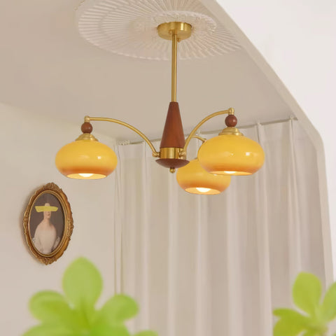 Retro Melodica Chandelier | Victorian-Inspired Elegance with Warm White Light | 3/5/8 Heads, E27 Socket