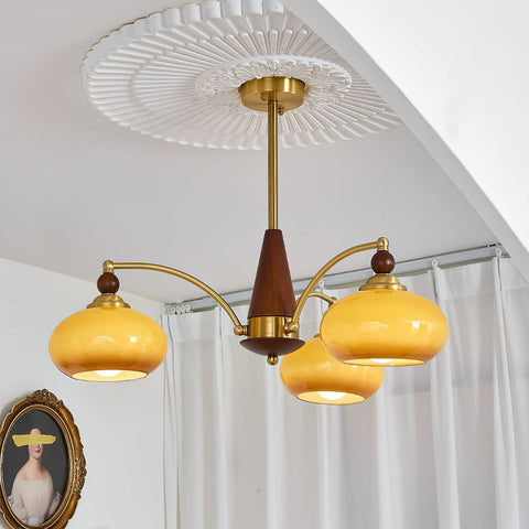 Retro Melodica Chandelier | Victorian-Inspired Elegance with Warm White Light | 3/5/8 Heads, E27 Socket