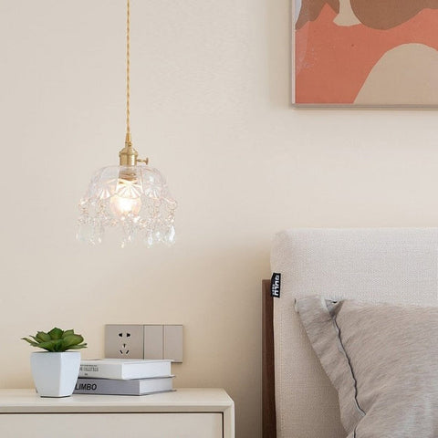 Raysis | Glass Crystal Transparent Pendant Lamp