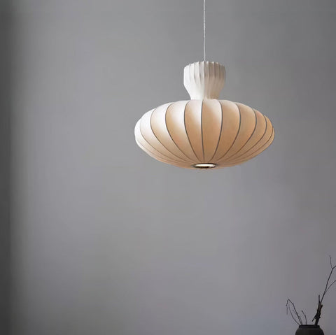 Bella Bloom Pendant Lamp | Silk Surface | Luxury & Timeless Appeal