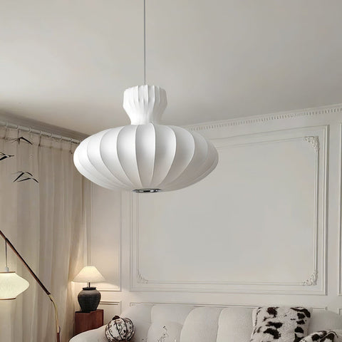 Bella Bloom Pendant Lamp | Silk Surface | Luxury & Timeless Appeal