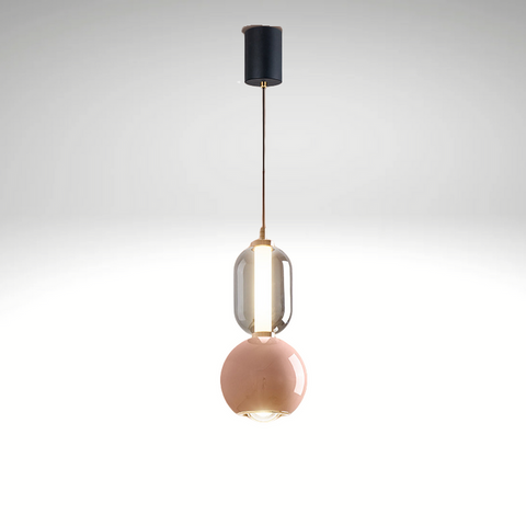 Nordic Creative Iron Glass Pendant Light | Perfect for Bedrooms, Dining Rooms & Hallways