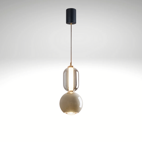 Nordic Creative Iron Glass Pendant Light | Perfect for Bedrooms, Dining Rooms & Hallways