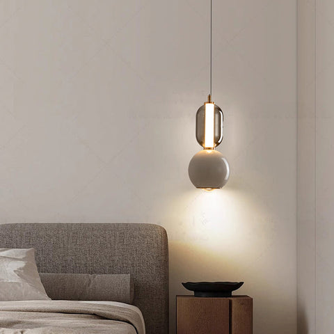 Nordic Creative Iron Glass Pendant Light | Perfect for Bedrooms, Dining Rooms & Hallways